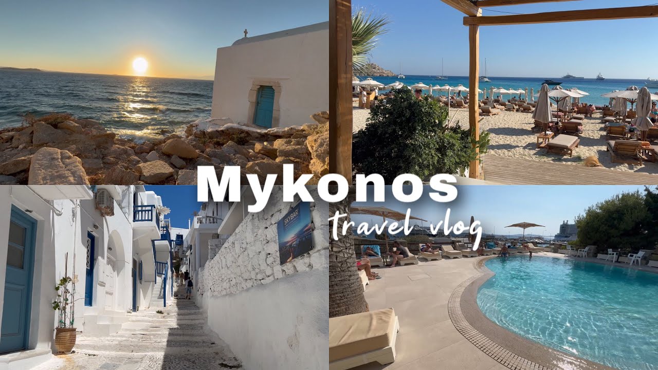 Mykonos - travel vlog 🇬🇷🧿