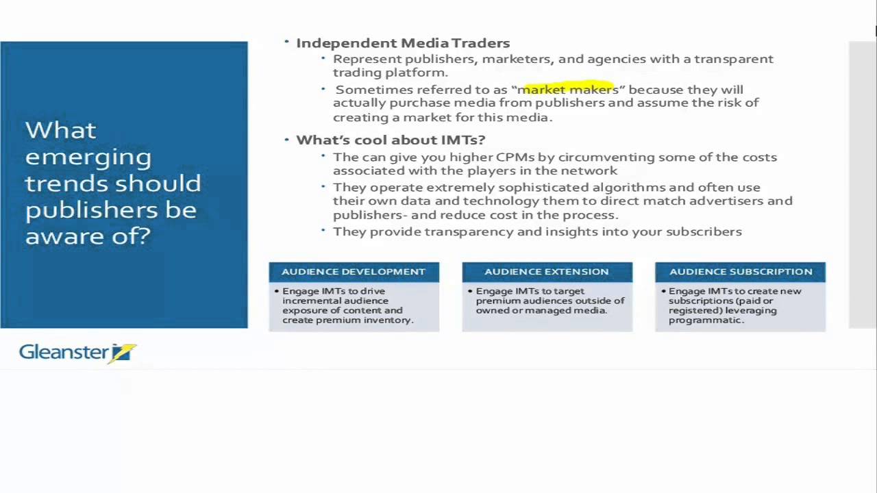 What do Independent Media Traders do?