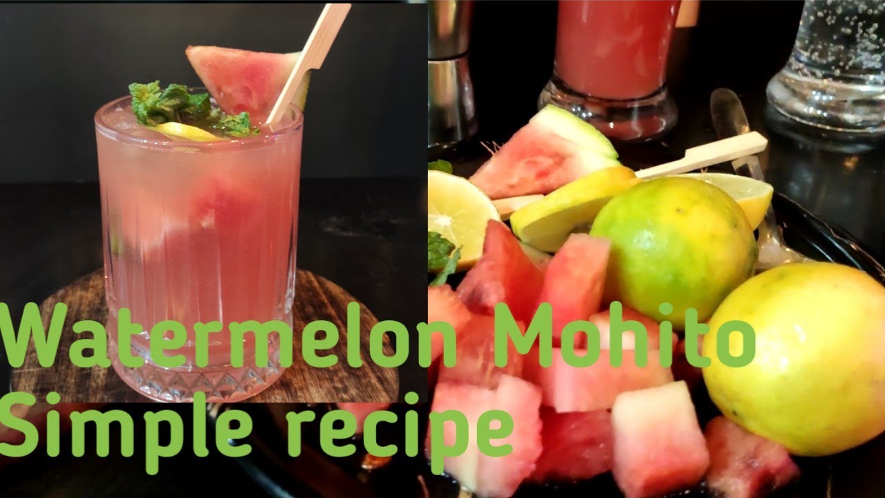 Simple Watermelon Mojito
