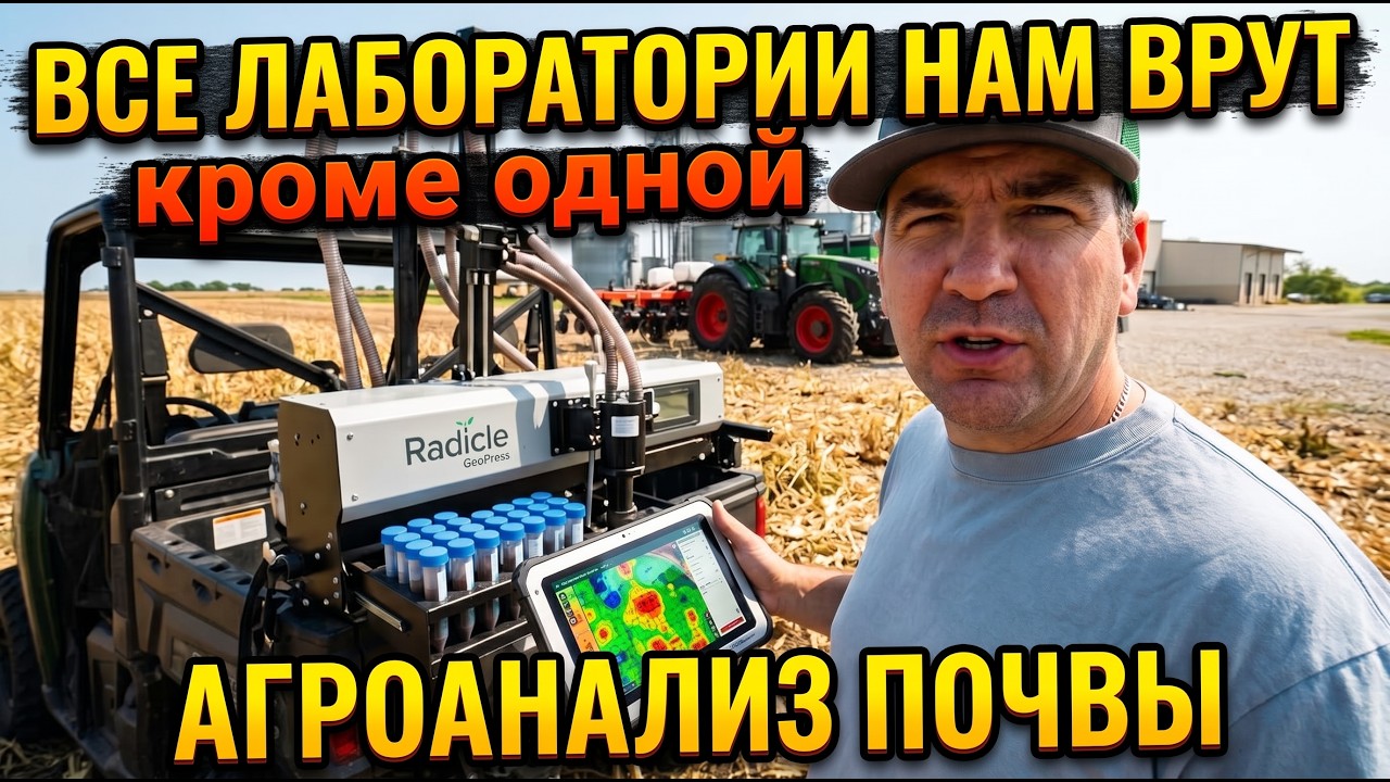 Анализ почвы. Жертвы агролабораторий. Как сэкономить на удобрениях с Precision Planting.