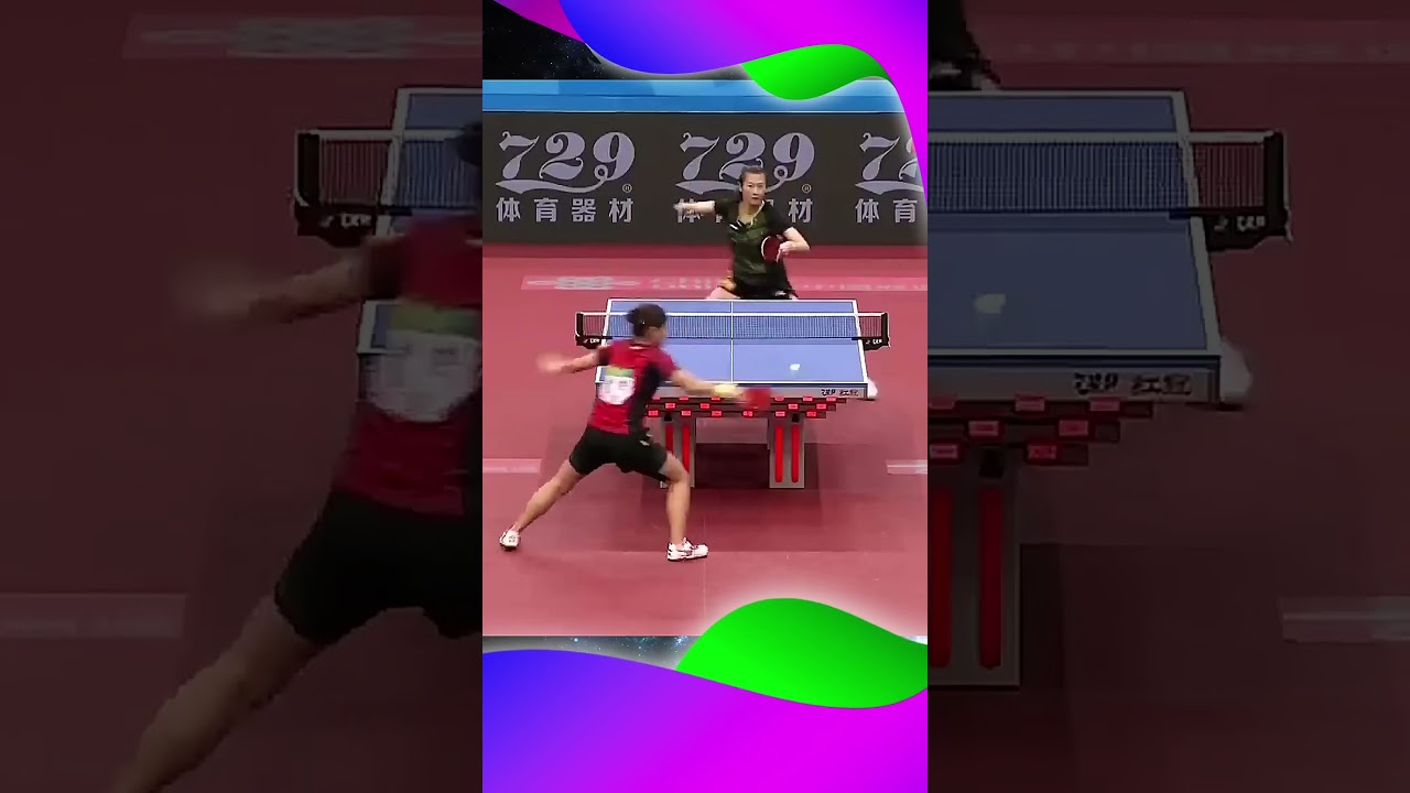 Ding Ning Performs Forehand attacks well 