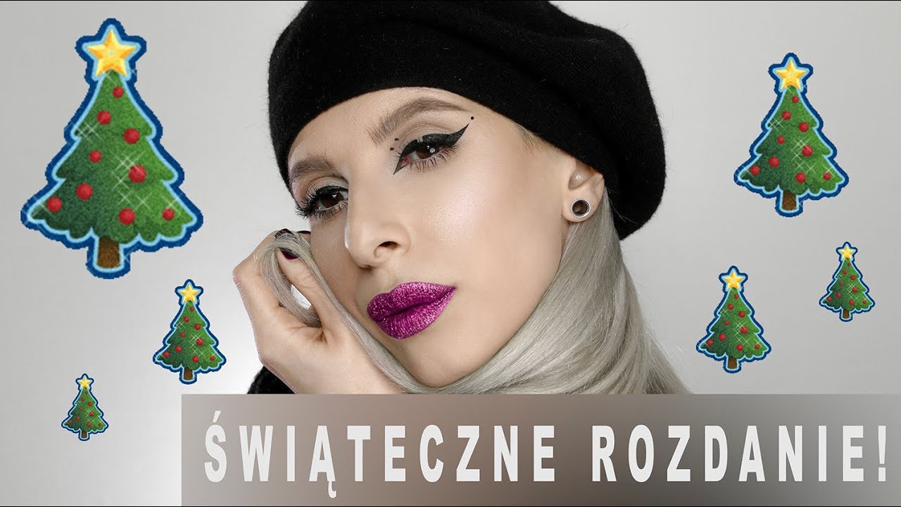 MAKIJAŻ ŚWIĄTECZNY - BROKATOWE USTA + ROZDANIE | The Glam Devil