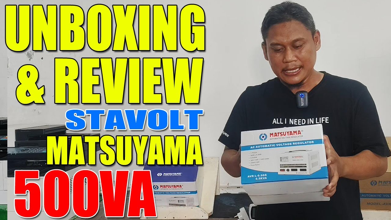 🧰 STAVOLT MATSUYAMA 500VA Unboxing, Review, Harga & Demo Produk Paling Lengkap ⚡