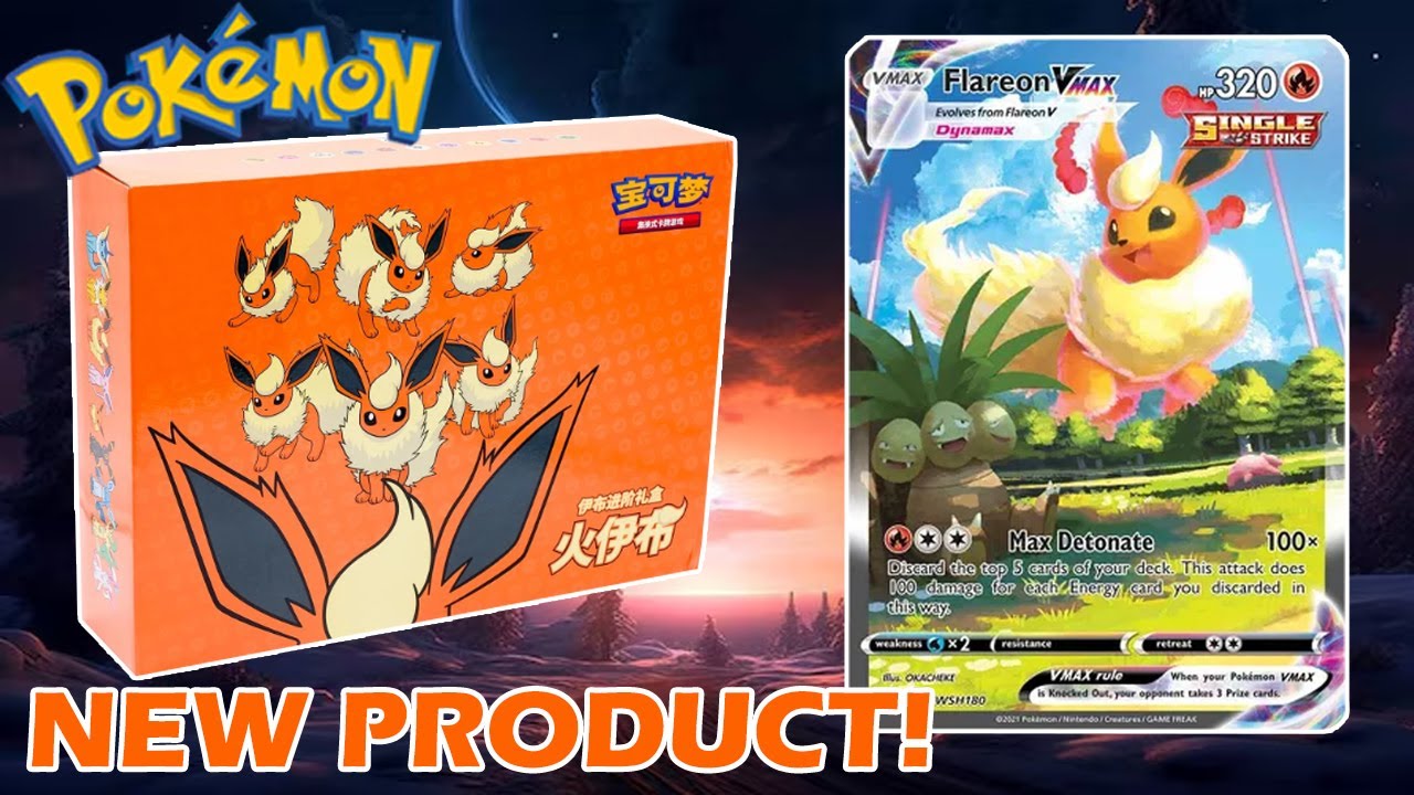BEAUTIFUL Flareon Gift Box - Pokemon Card Opening