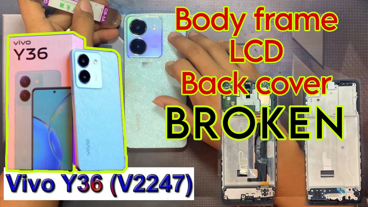 VIVO Y36 (V2247) Body Frame, LCD & Back Cover  Replacement