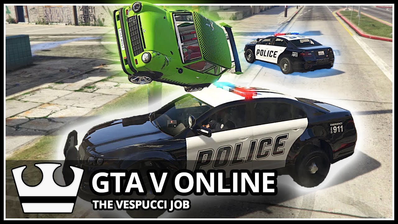 &Scaron;&iacute;len&aacute; policejn&iacute; honička! 🚨 - GTA V ONLINE w/ GEJMR, Selassie, Asimister