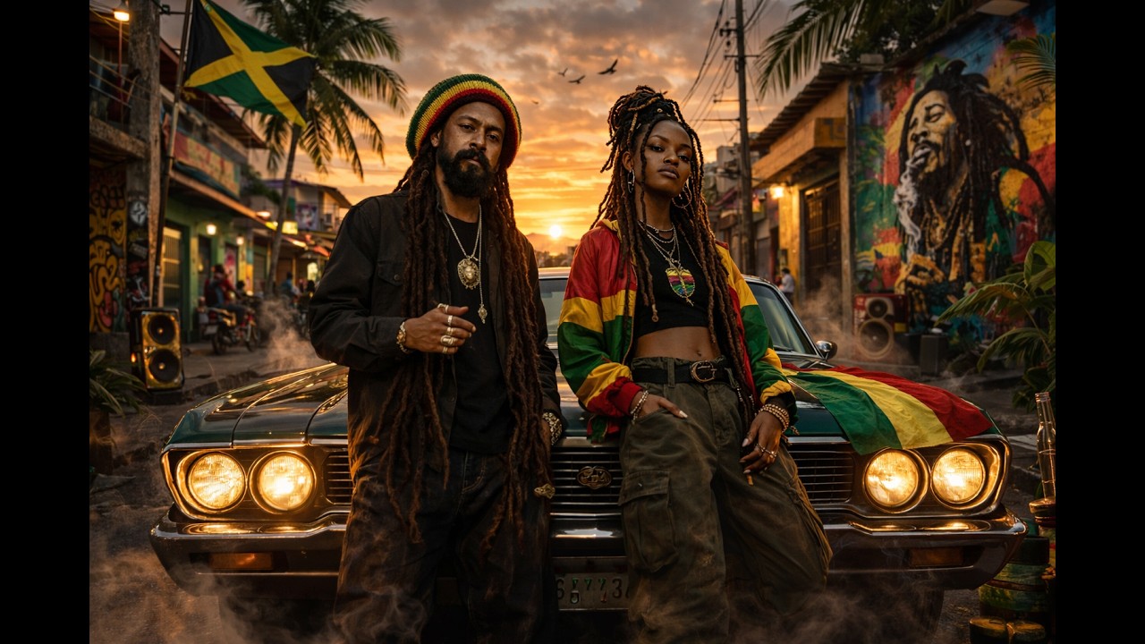 OCEAN & FLAME | KOFFEE × DAMIAN MARLEY (LYRICS VIDEO)