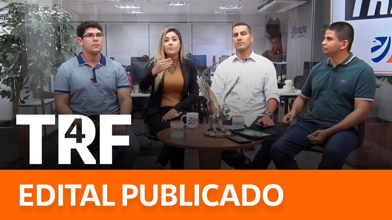 Concurso TRF4! Edital publicado.