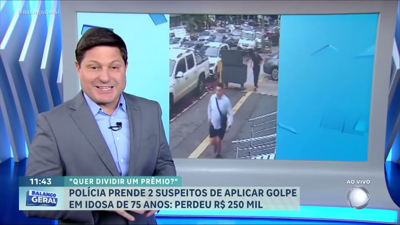 Idosa perde R$ 250 mil em golpe e polícia prende dois suspeitos | BALANÇO GERAL