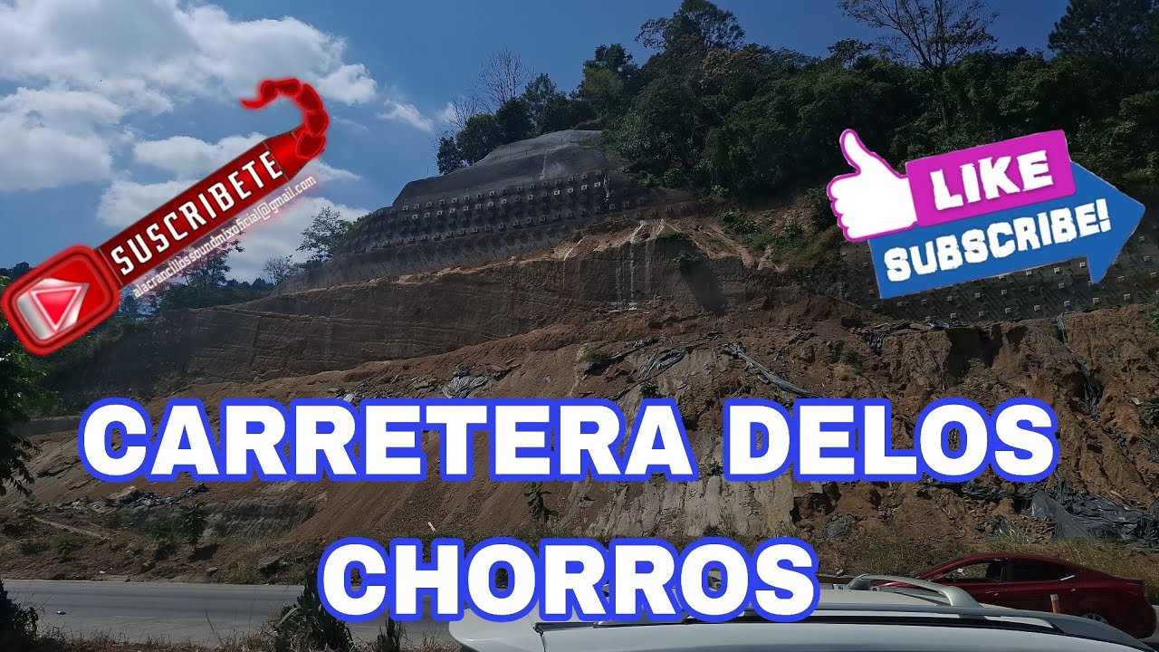 Asi es la carretera delos chorros muy lento el trafico 