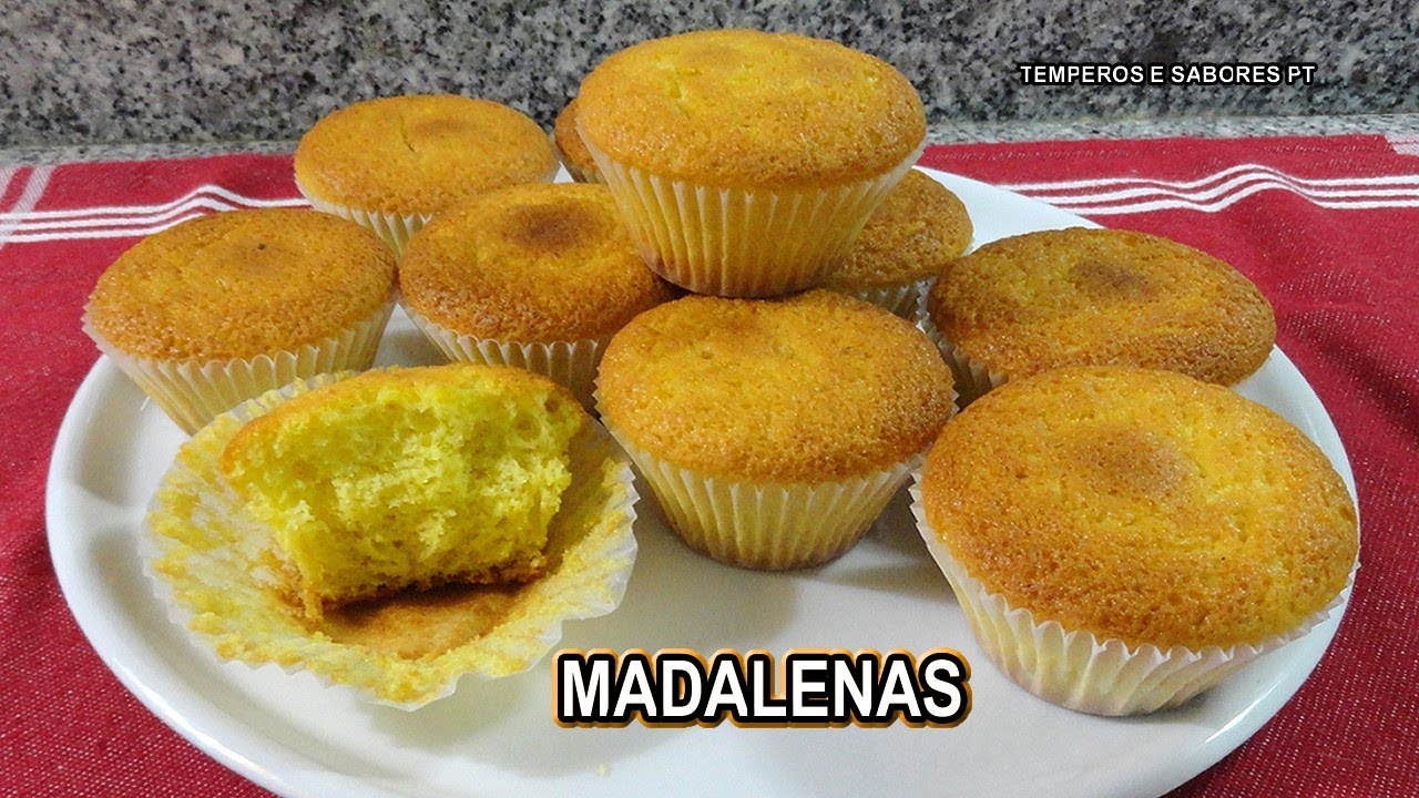 MADALENAS! FÁCEIS DE FAZER Y MUITO DELICIOSAS