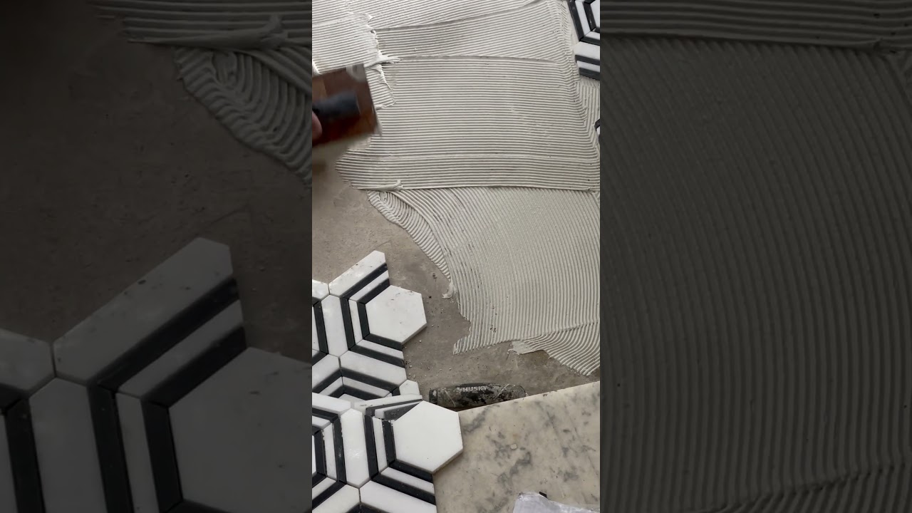 Installing Marble Tile Floor