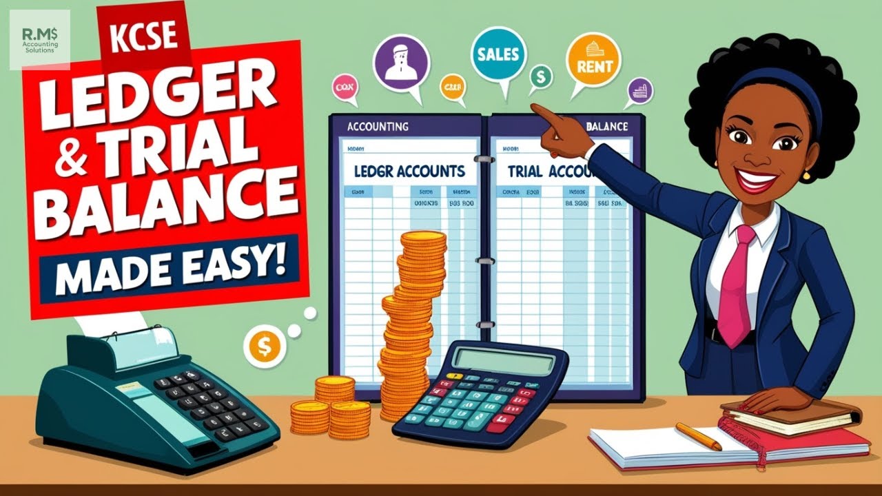KCSE Business Studies 2025 Paper 2: Ledger Accounts & Trial Balance | Easy Step-by-Step Accounting