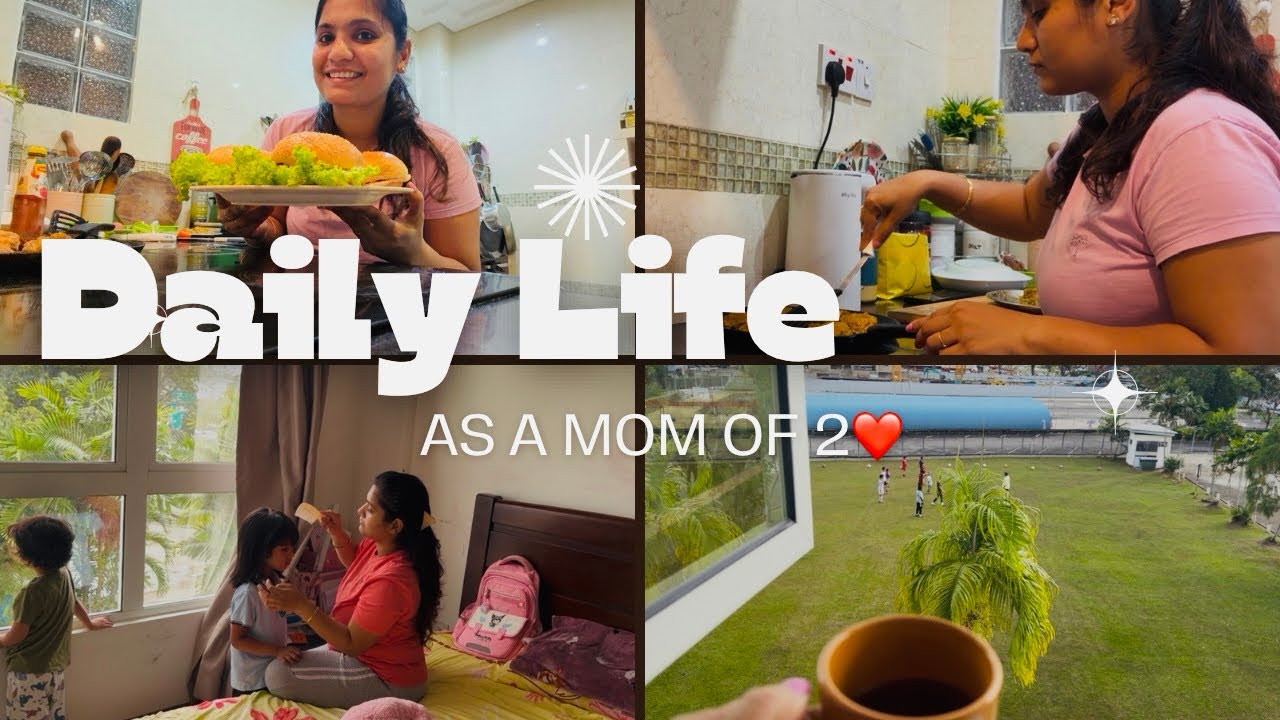 Tried 1st Time for Kids | Chicken Burger 🍔 |Dinner Special |Slow Morning Routine ☀️
