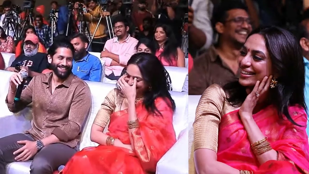 Naga Chaitanya and Sobhita Dhulipala Fun Moment @ Thandel Success Meet | Manastars
