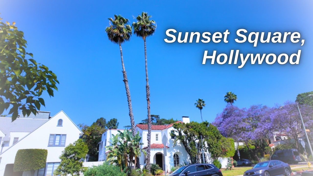 Relaxing Hollywood Walk in Sunset Square Historic District | Beautiful Homes and Gardens