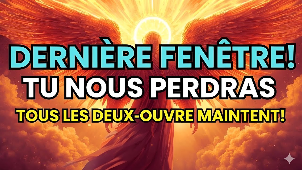 L’ÉLU — AUJOURD’HUI, 31 DÉCEMBRE : L’ARCHANGE MICHEL ET JÉSUS DISENT QUE TU RISQUES DE TOUT PERDRE
