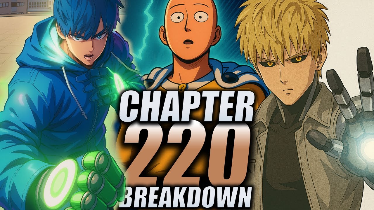 GENOS VS NEO HEROES LEADER / One Punch Man Chapter 220