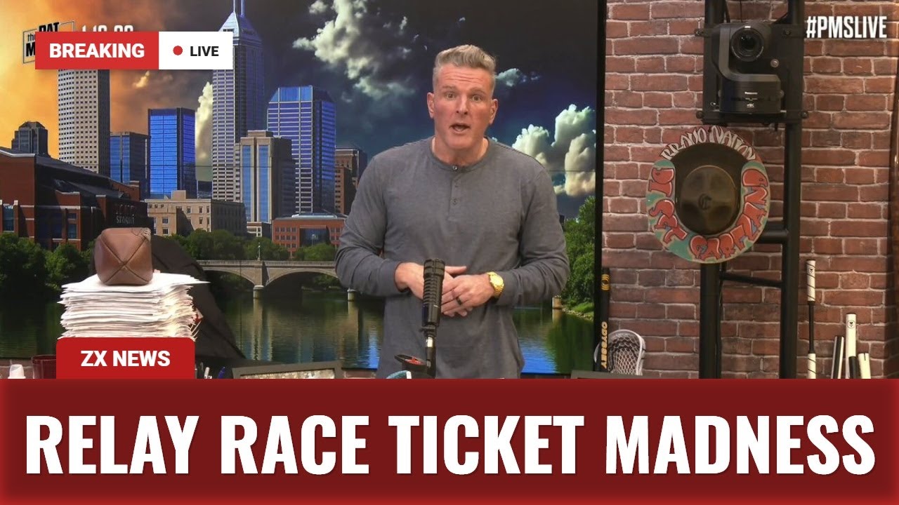 Pat McAfee RELAY RACE Chaos for Championship Tickets GOES VIRAL!  