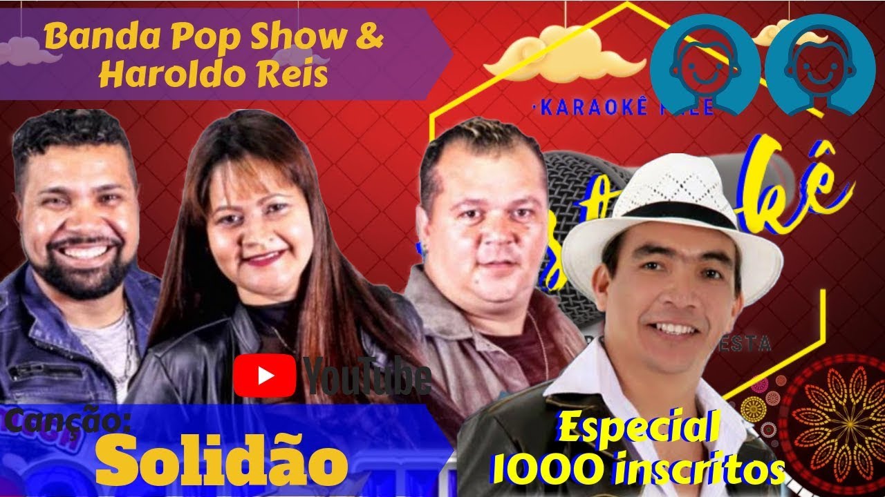 Karaok&ecirc; Banda Mega Pop Show & Haroldo Reis - Solid&atilde;o
