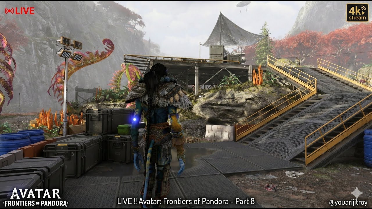 LIVE: Avatar: Frontiers of Pandora Walkthrough - Part 8 - Rising Pressure (4K Gameplay)