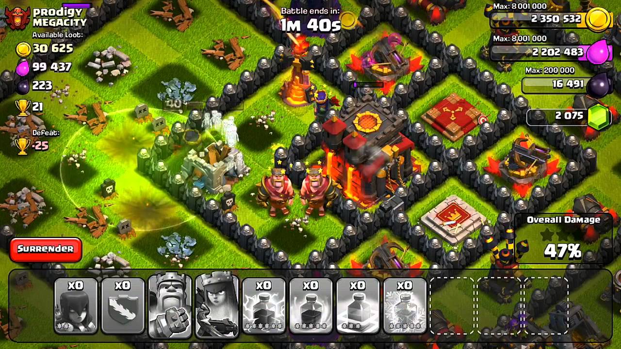 Clash of Clans - Witch Frenzy! (Attack Strategy)