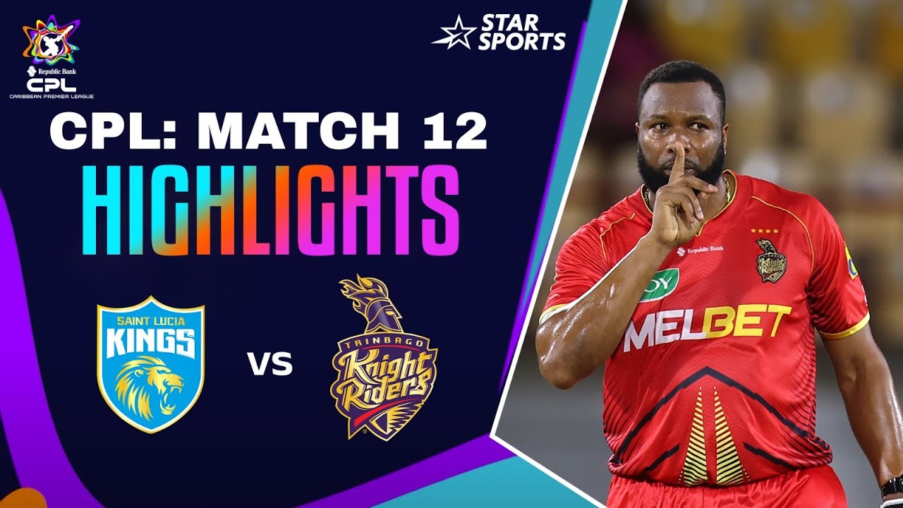 Kieron Pollard's quickfire 52* took Trinbago over the line | CPL 2024 Highlights | #CPLonStar