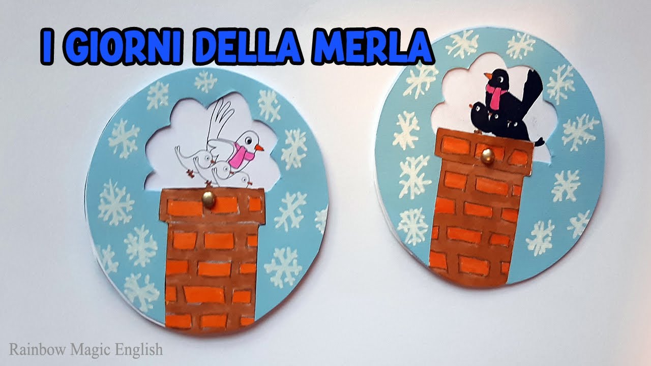 I giorni della Merla - Lavoretto per i giorni della merla