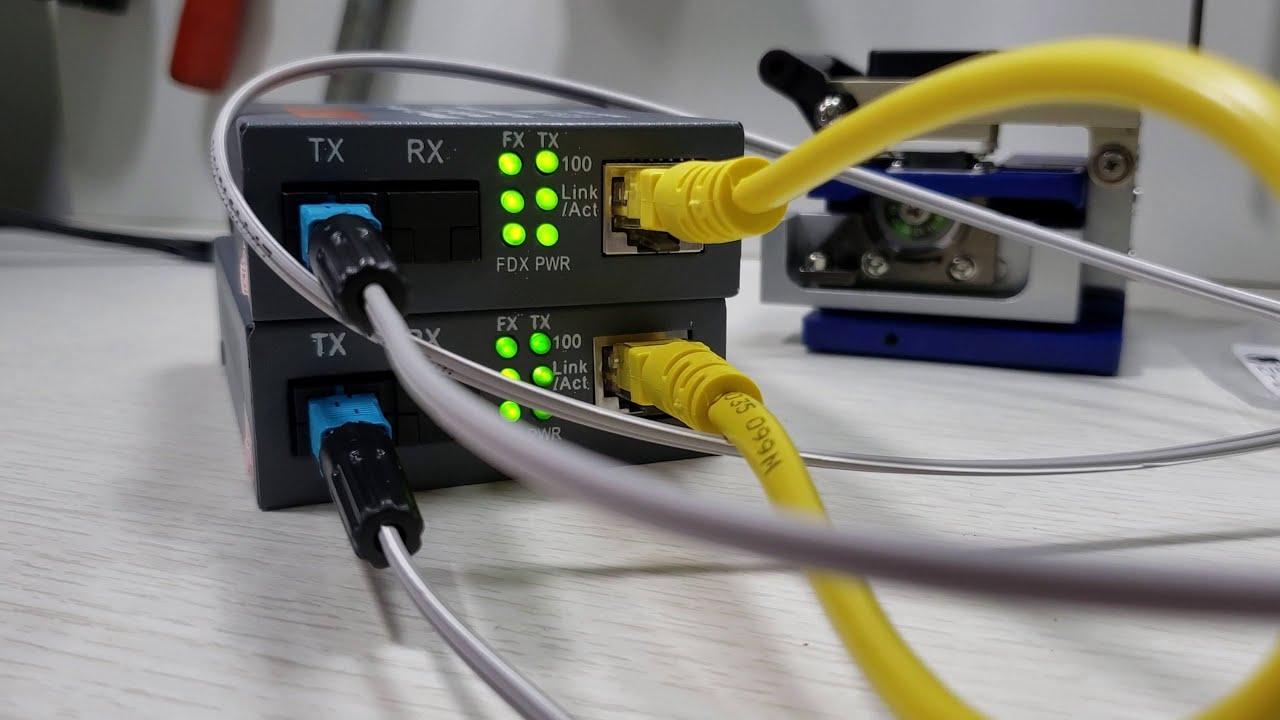 Link de fibra óptica ponto a ponto em detalhes
