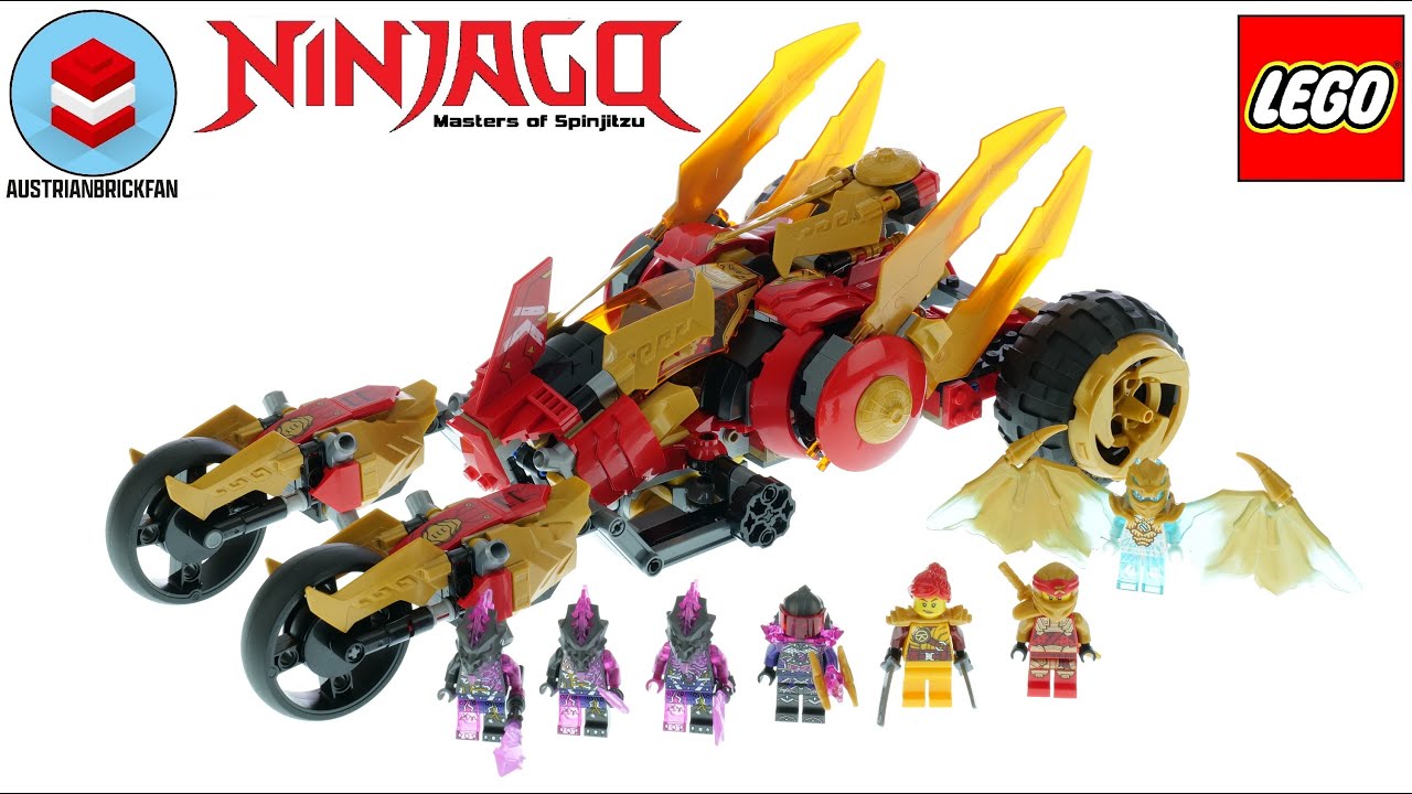 LEGO Ninjago 71773 «Золотой дракон Кая» Скоростная сборка