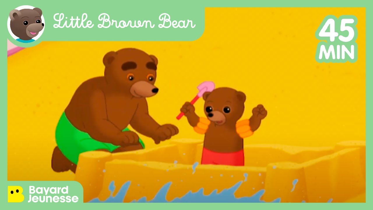😍 Little Brown Bear loves the sea 🌊 - Cartoon for baby