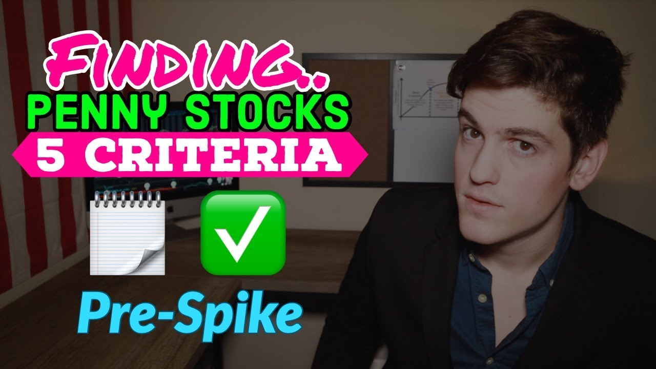 5 Criteria For Penny Stocks BEFORE Spike🚀