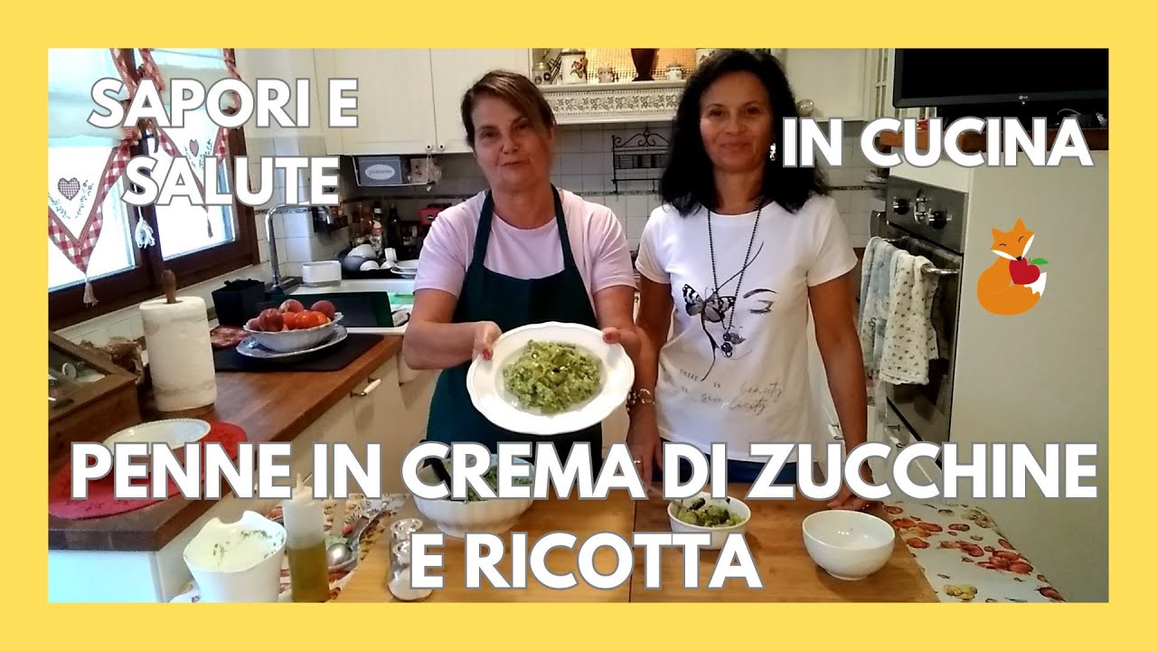 Penne in crema di zucchine e ricotta