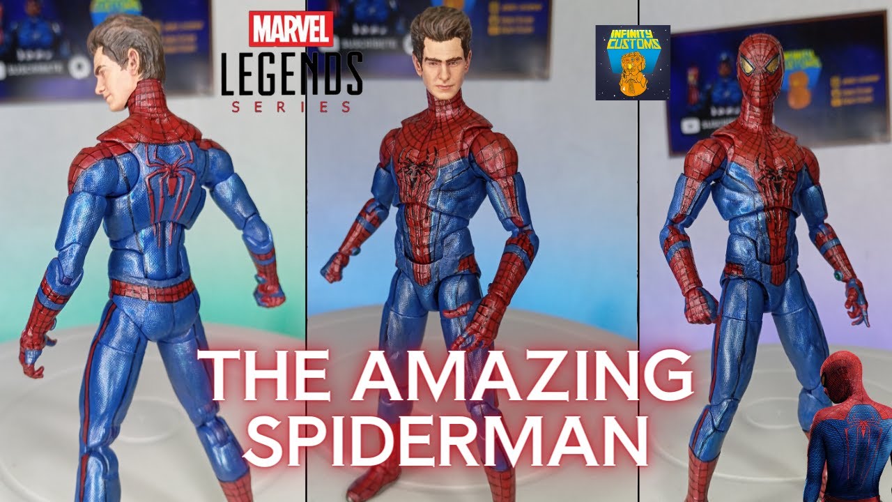 CUSTOM THE AMAZING SPIDERMAN MARVEL LEGENDS #marvellegends #andrewgarfield #theamazingspiderman