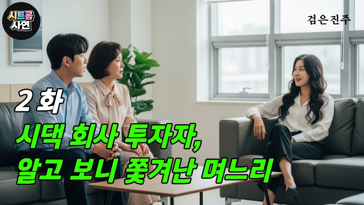 시댁 회사 투자자, 알고 보니 쫓겨난 며느리 | 2 화 | 검은 진주 | 시트콤 사연