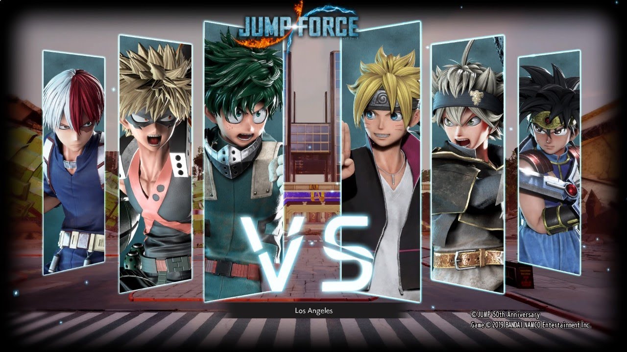 Midoriya, Bakugo, Todoroki VS Boruto, Asta, Dai | Jump Force 3 VS 3