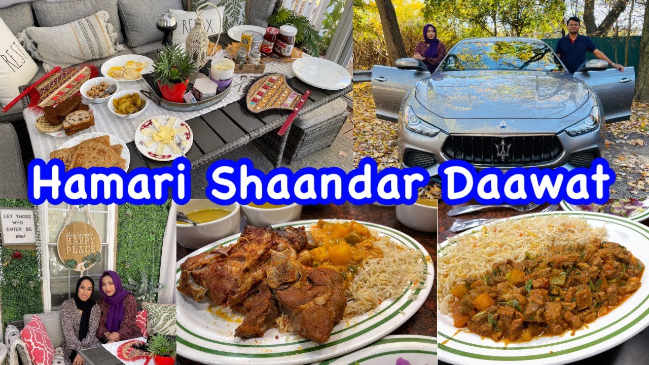 Husband K Dost ne Ki Shaandar Daawat | Unique Food and Dishes | Family vlog @humakhanvlogs
