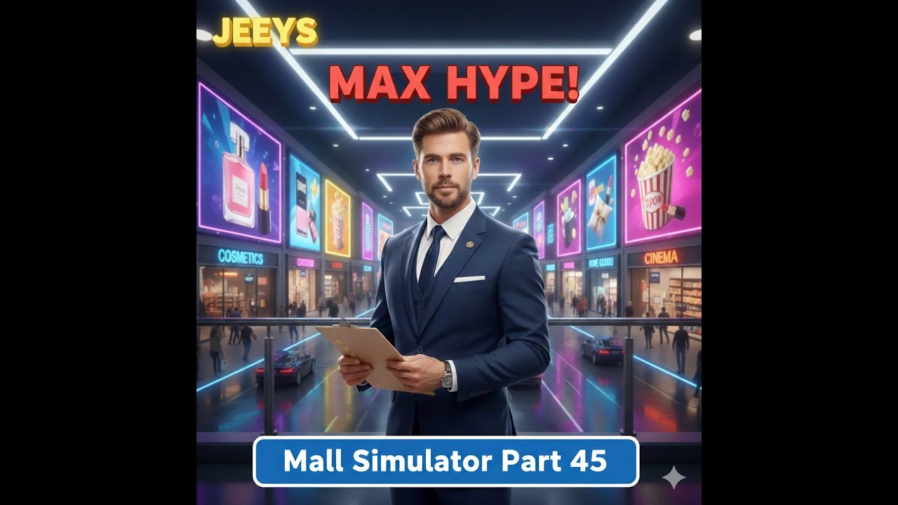 MAXIMUM HYPE! 🚀 Final Billboard Expansion! Mall Simulator 45 #videogame #ohhaiyo #jeeys