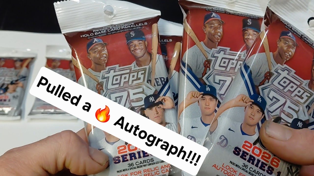 Ripping a Bunch of Hangers Topps Baseball Cards 2026