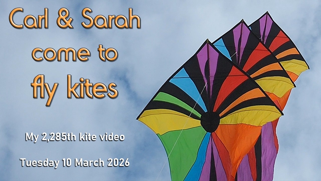 Carl & Sarah come to fly kites