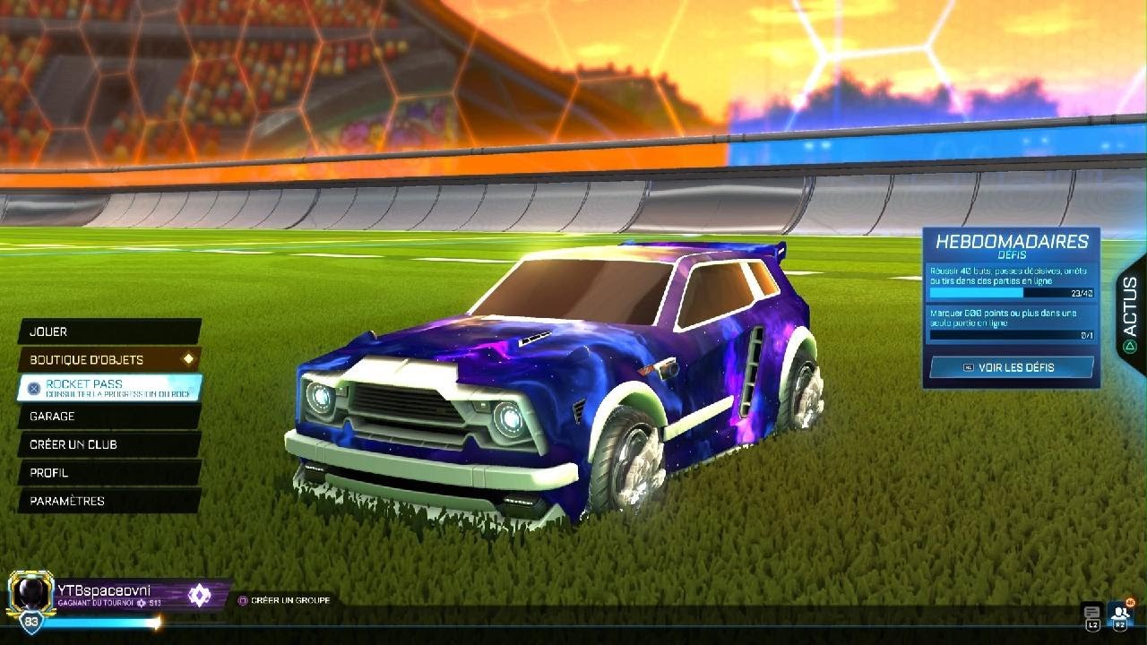 Rocket League 1ere game de la journée
