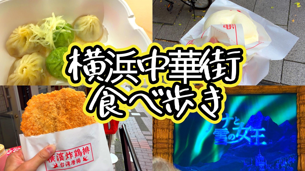 田舎者、横浜中華街で爆食。そして劇団四季『アナ雪』で涙腺崩壊。【スガ旅】