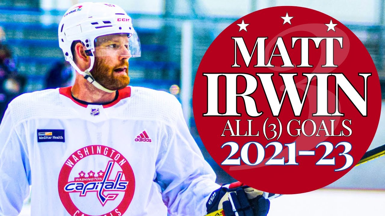Matt Irwin ALL (3) Goals as a Washington Capital 2021-23 | Capitals Highlights