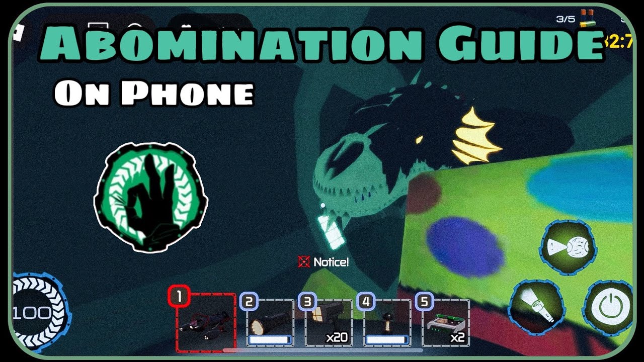 Abomination Guide for Mobile Users | Roblox Pressure