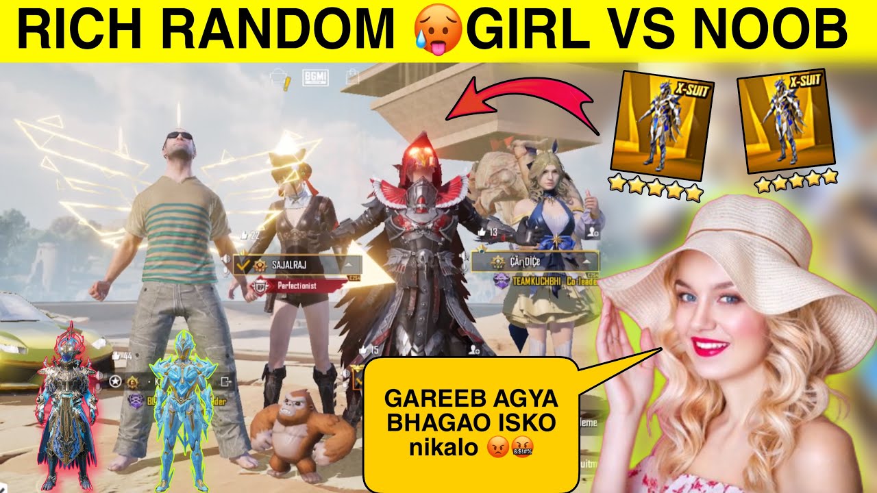 Random Rich Famous Girl SHOW-OFF Me😭She Got Shocked😱After Seeing 6 GOLDEN X-SUIT Max | NOOB PRANK