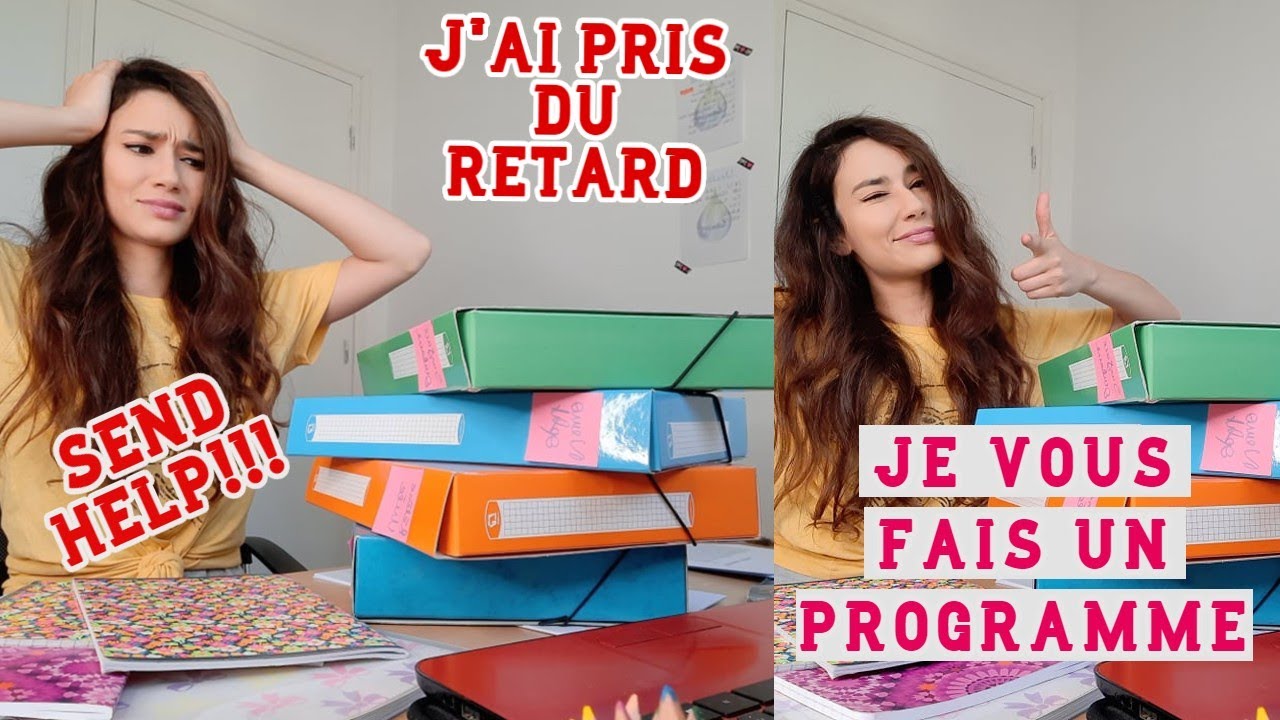REPRENDRE LES RÉVISIONS [ORGANISATION]  (Je vous fais un programme !! )