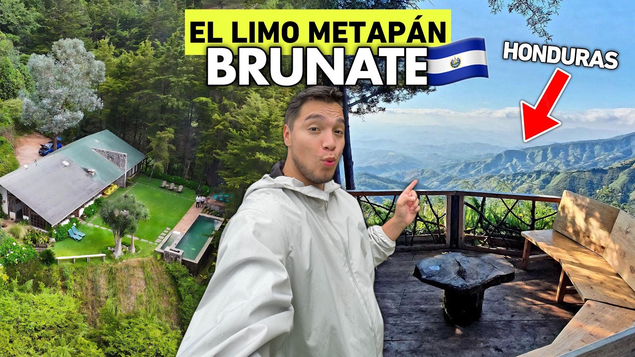 Solo en la CABAÑA más AISLADA y BONITA de El Salvador 🇸🇻🌲 BRUNATE