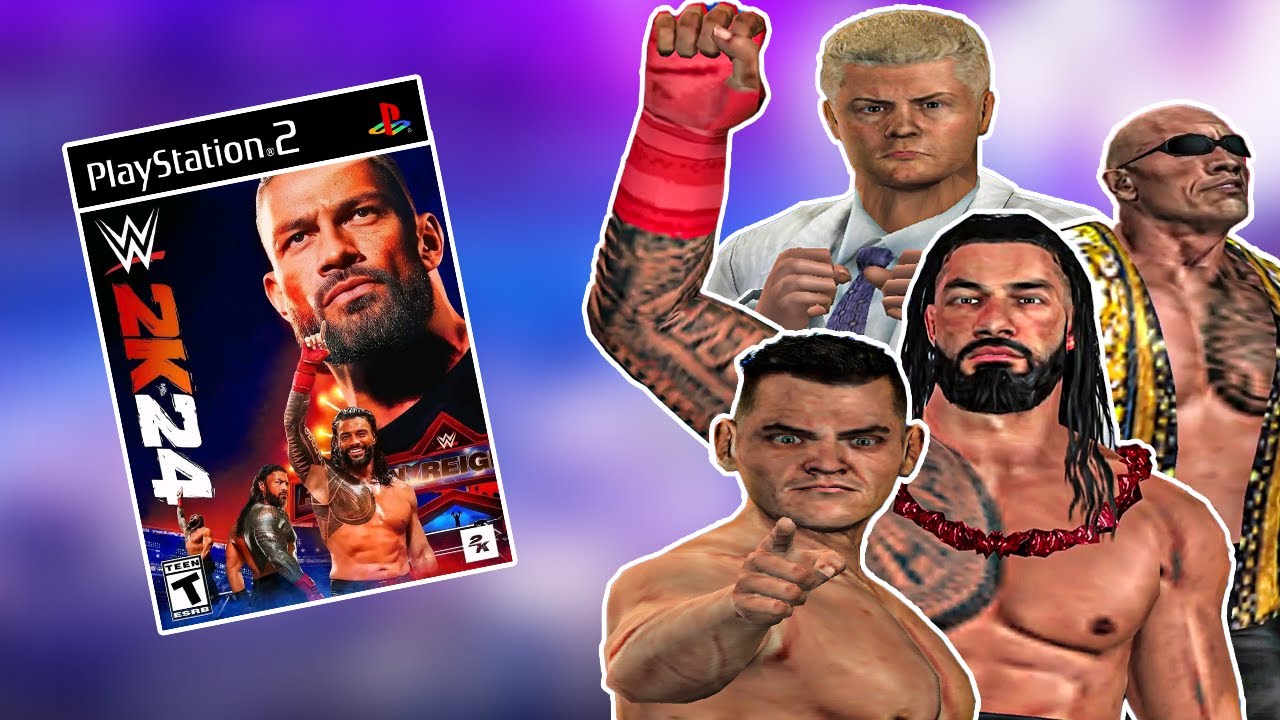 WWE 2K24... But on the PS2?