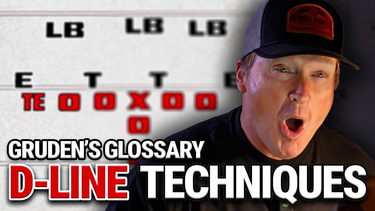 Gruden Explains D-line Techniques | Gruden’s Glossary