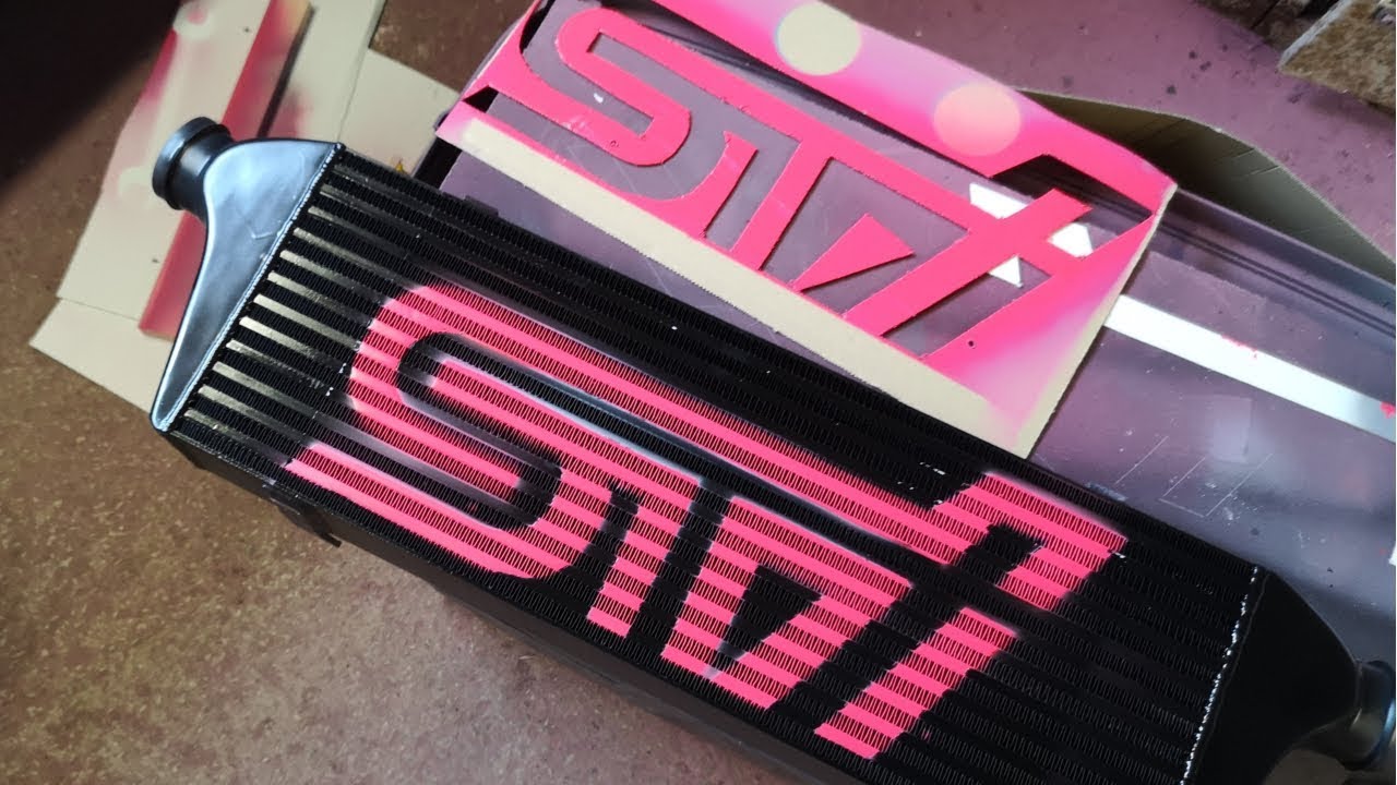 Making An Intercooler Stencil